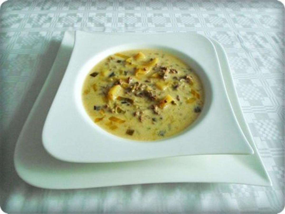 ※ Käse-Lauch-Hack Suppe mit Ricotta-Petersilie Klößchen ※ - Rezept - Bild Nr. 22