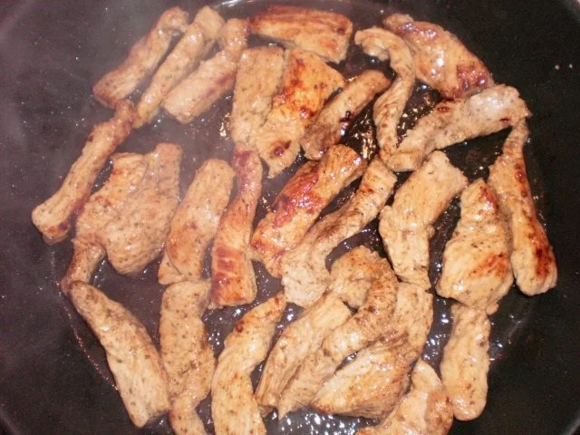 Putengeschnetzeltes mit Currybanane - Rezept - Bild Nr. 3