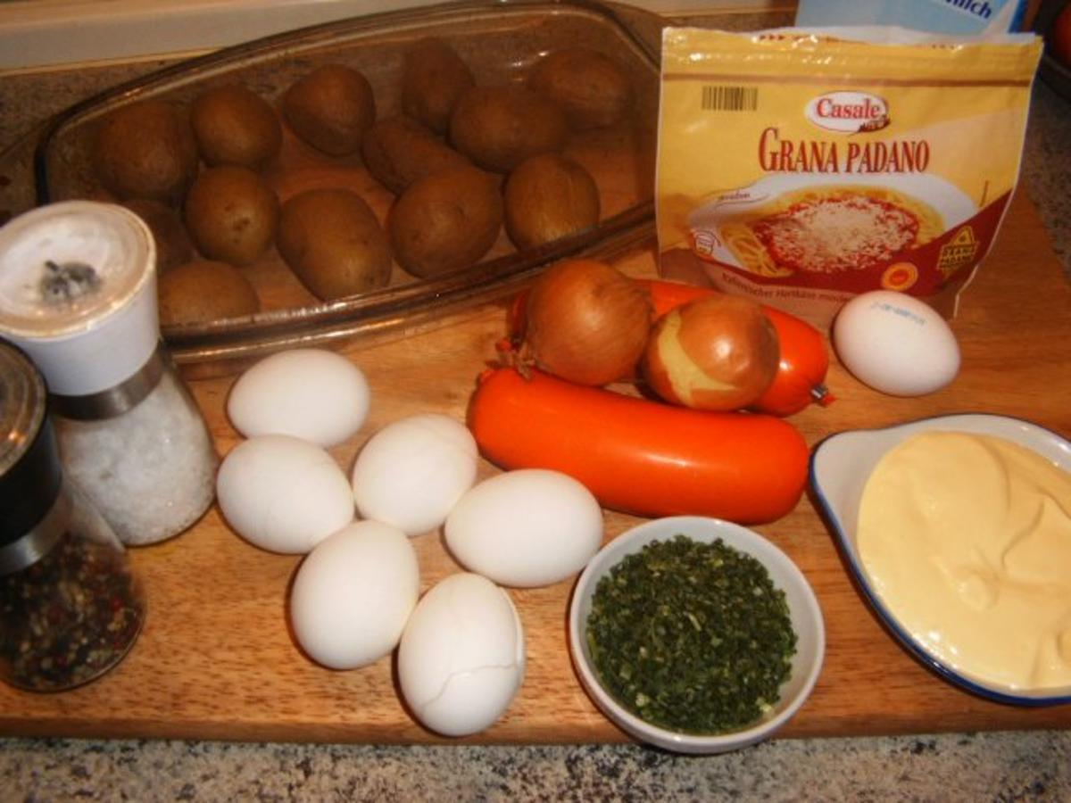 Kartoffel-Eier- Fleischwurstauflauf - Rezept - Bild Nr. 2
