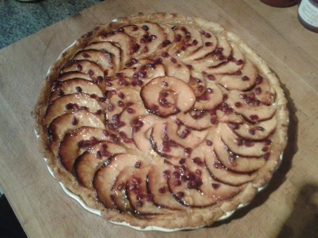 Rezept: Apfel-Granatapfel-Tarte Apfel-Granatapfel-Tarte - Rezept
