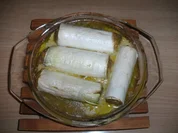 Rezept: Fleisch: Lammhack in Lauchrรถllchen mit orientalischen Gewรผrzen Fleisch: Lammhack in Lauchrรถllchen mit orientalischen Gewรผrzen - Rezept