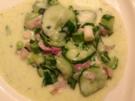 Gurkensalat mit Rucula und Ayran - Rezept