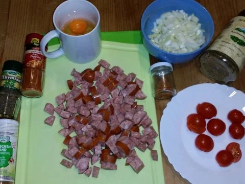 Gebratene Nudeln mit Cabanossi - Rezept - Bild Nr. 2