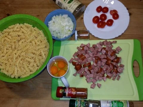 Gebratene Nudeln mit Cabanossi - Rezept - Bild Nr. 3