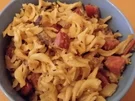 Gebratene Nudeln mit Cabanossi - Rezept