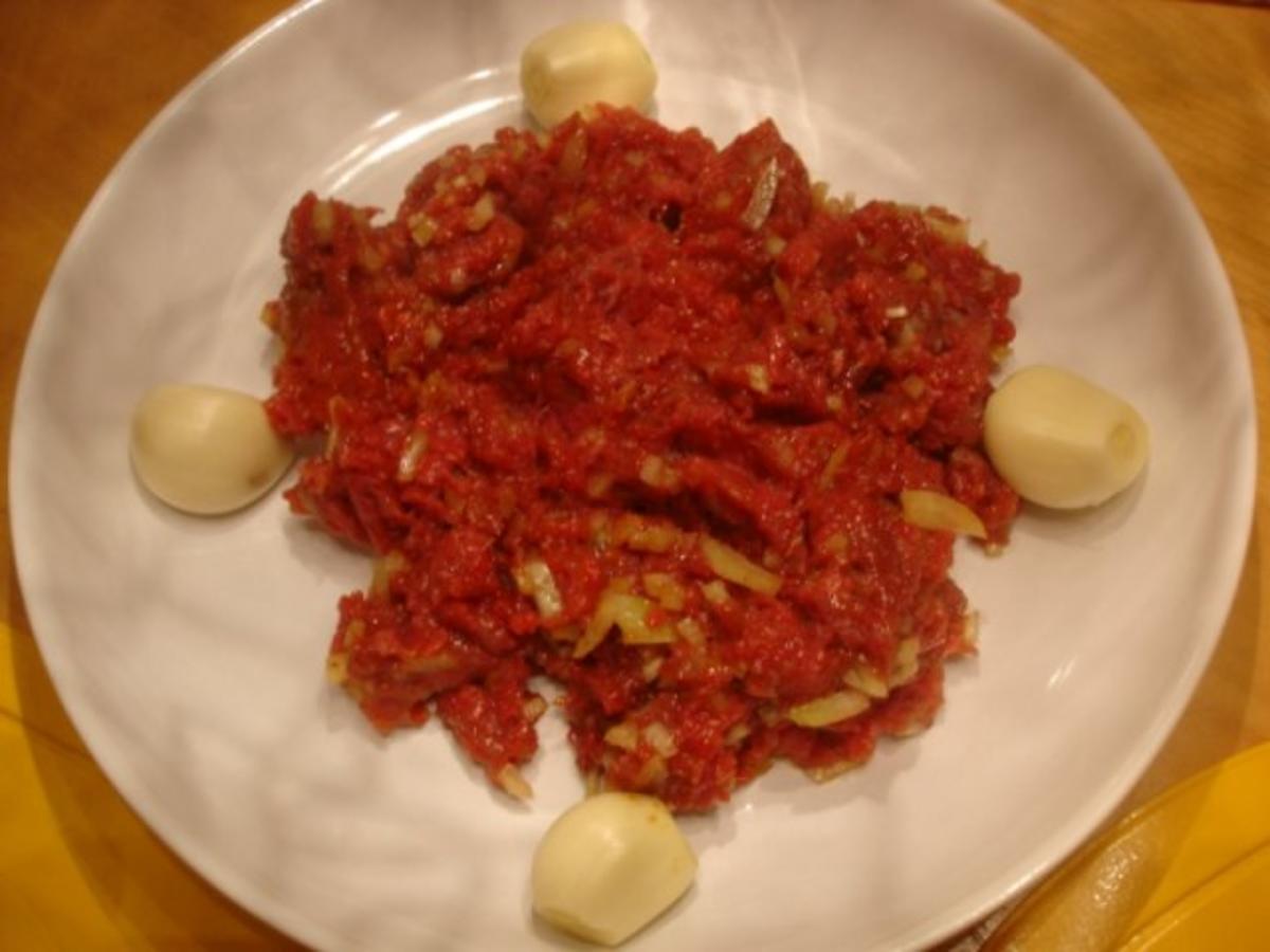 Beef Tatar mit gerösteten Knoblauchbrot - Rezept - Bild Nr. 6
