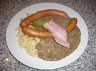 Linsen mit Spätzle - Rezept
