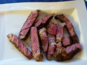 Entrecote vom Gallowayrind mit der 80 Grad-Methode zubereitet - Rezept
