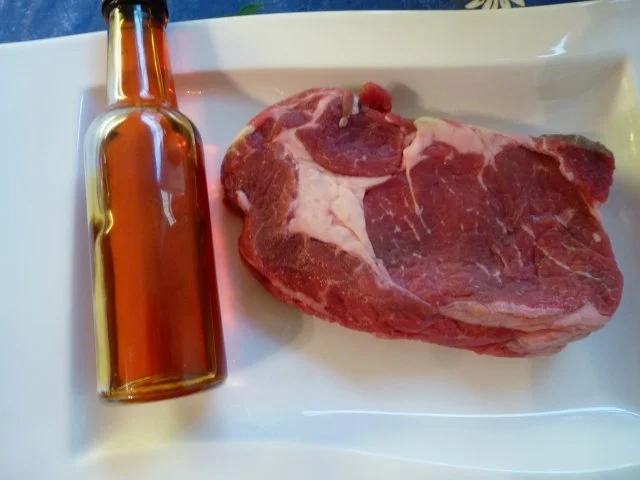 Rezept: Entrecote vom Gallowayrind mit der 80 Grad-Methode zubereitet Bild Nr. 2 Entrecote vom Gallowayrind mit der 80 Grad-Methode zubereitet - Rezept - Bild Nr. 2