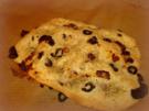Tomaten-Oliven-Focaccia; mediterranes Brot - Rezept