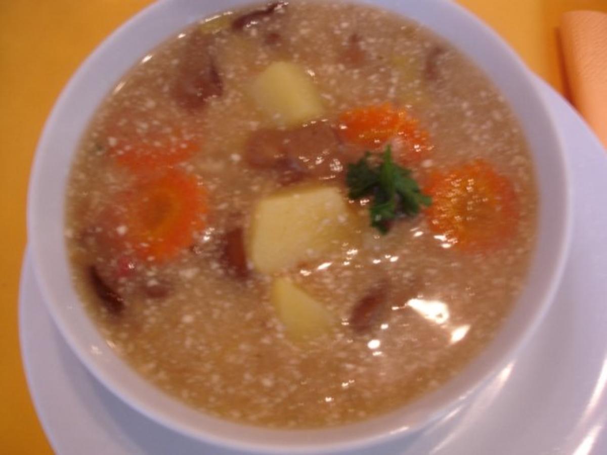 Bilder für Kartoffelsuppe mit Pilzen - Rezept