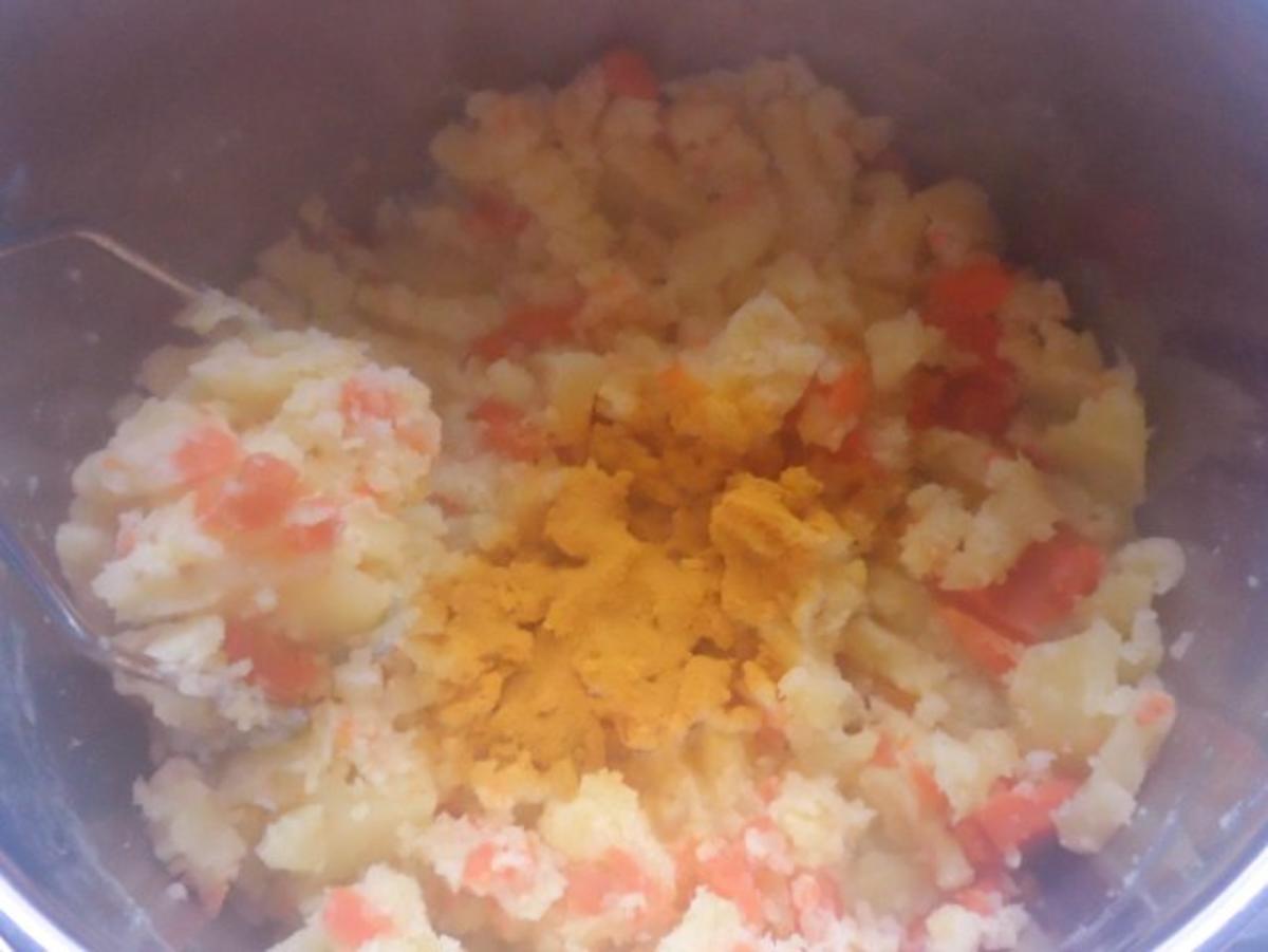 Beilagen: Überbackenes Kartoffel-Karotten-Püree - Rezept - Bild Nr. 8