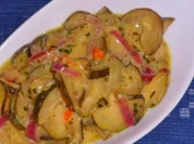 Beilagen: Süß-Saures Zucchini-Gurken-Gemüse - Rezept