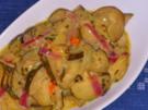 Beilagen: Süß-Saures Zucchini-Gurken-Gemüse - Rezept