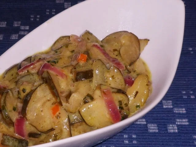 Beilagen: Süß-Saures Zucchini-Gurken-Gemüse - Rezept - Bild Nr. 9