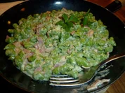 Rezept: Vegetarisch : Spinatspรคtzle in Zwiebel - Sahne - Soรe Vegetarisch : Spinatspรคtzle in Zwiebel - Sahne - Soรe - Rezept