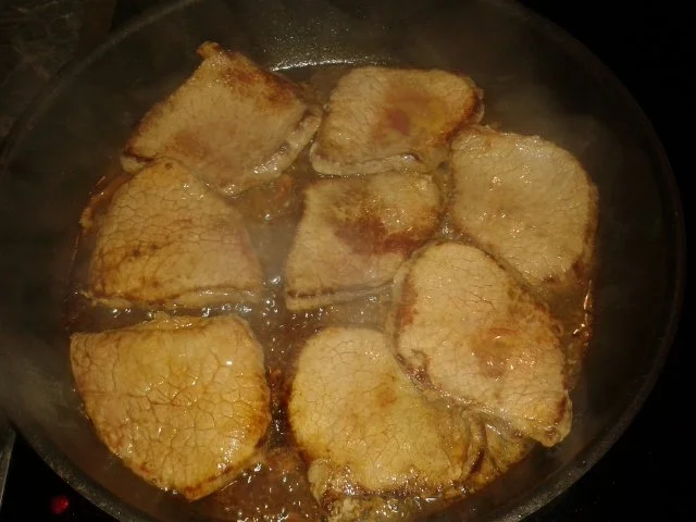 Rindschnitzel in grüner Pfeffer Sauce - Rezept - Bild Nr. 4