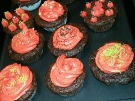 Bananen-Nutella-Cupcakes mit Topping - Rezept - Bild Nr. 2