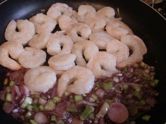 Garnelen mit Frühlingszwiebeln - Rezept - Bild Nr. 5