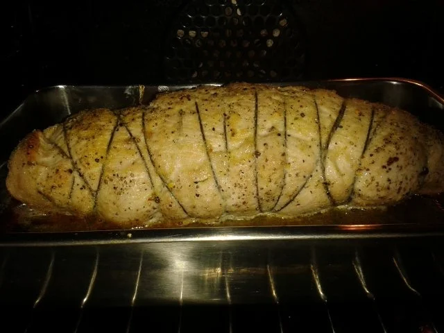 Putenrollbraten mit Semmelfülle - Rezept - Bild Nr. 2