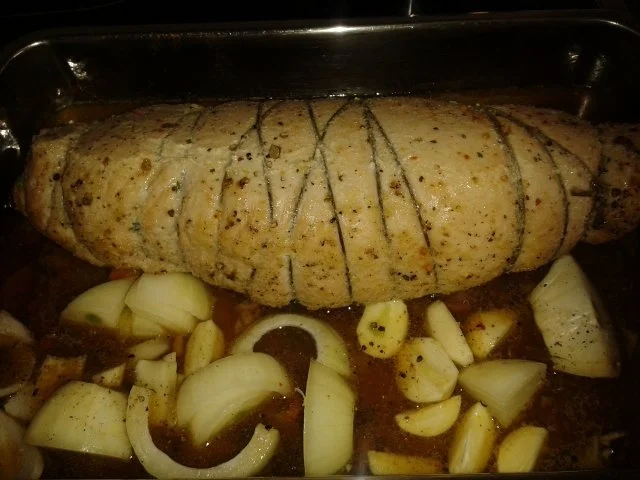 Putenrollbraten mit Semmelfülle - Rezept - Bild Nr. 3