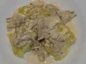 Geschmorter Spitzkohl mit Rahmpilzen - Rezept