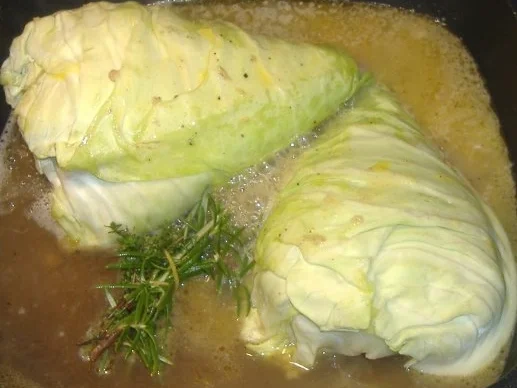 Geschmorter Spitzkohl mit Rahmpilzen - Rezept - Bild Nr. 4