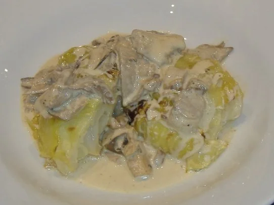 Geschmorter Spitzkohl mit Rahmpilzen - Rezept - Bild Nr. 6