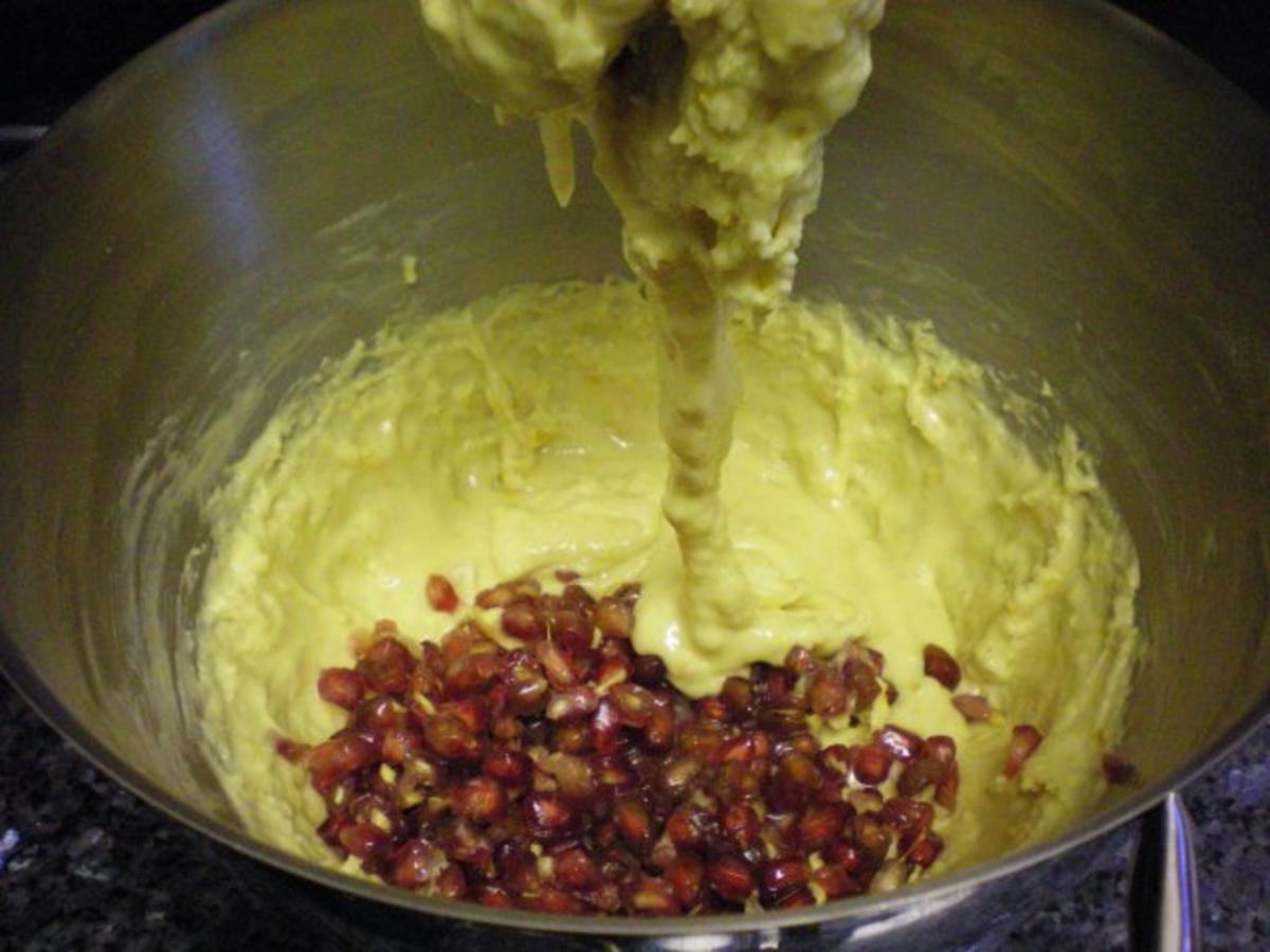 Muffins mit Granatapfelkernen - Rezept - Bild Nr. 3