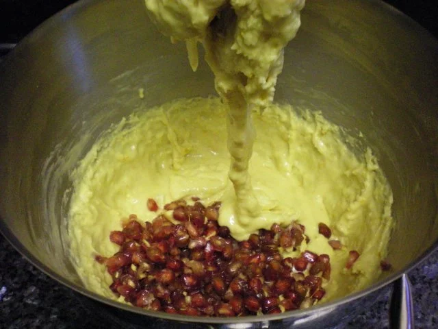 Rezept: Muffins mit Granatapfelkernen Bild Nr. 3 Muffins mit Granatapfelkernen - Rezept - Bild Nr. 3