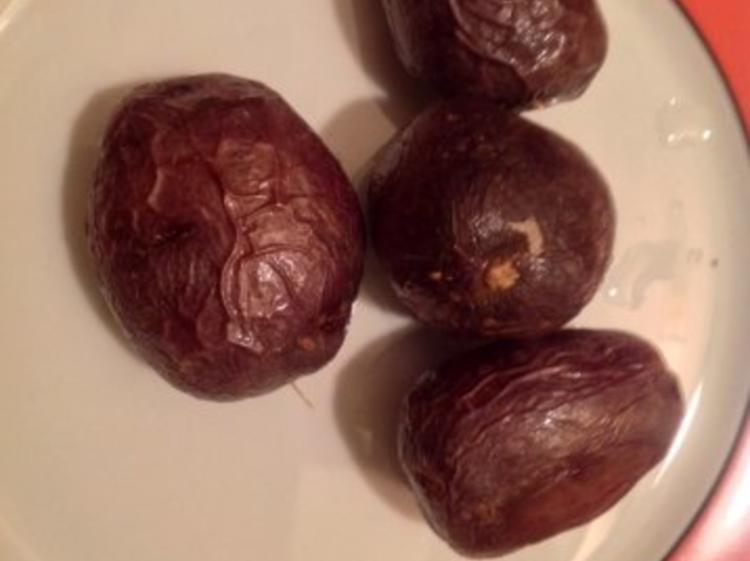 Blauer Kartoffelsalat - einfach - 62 kcal/100g