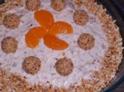 Dessert: Amarettini-Haselnuss-Schichtcreme mit Mandarinen - Rezept