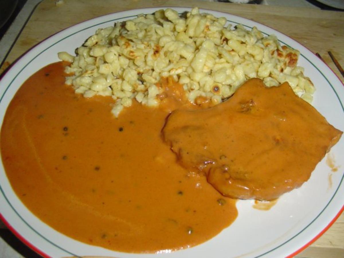 Kotelett in scharfer Tomaten Pfeffersauce - Rezept - kochbar.de