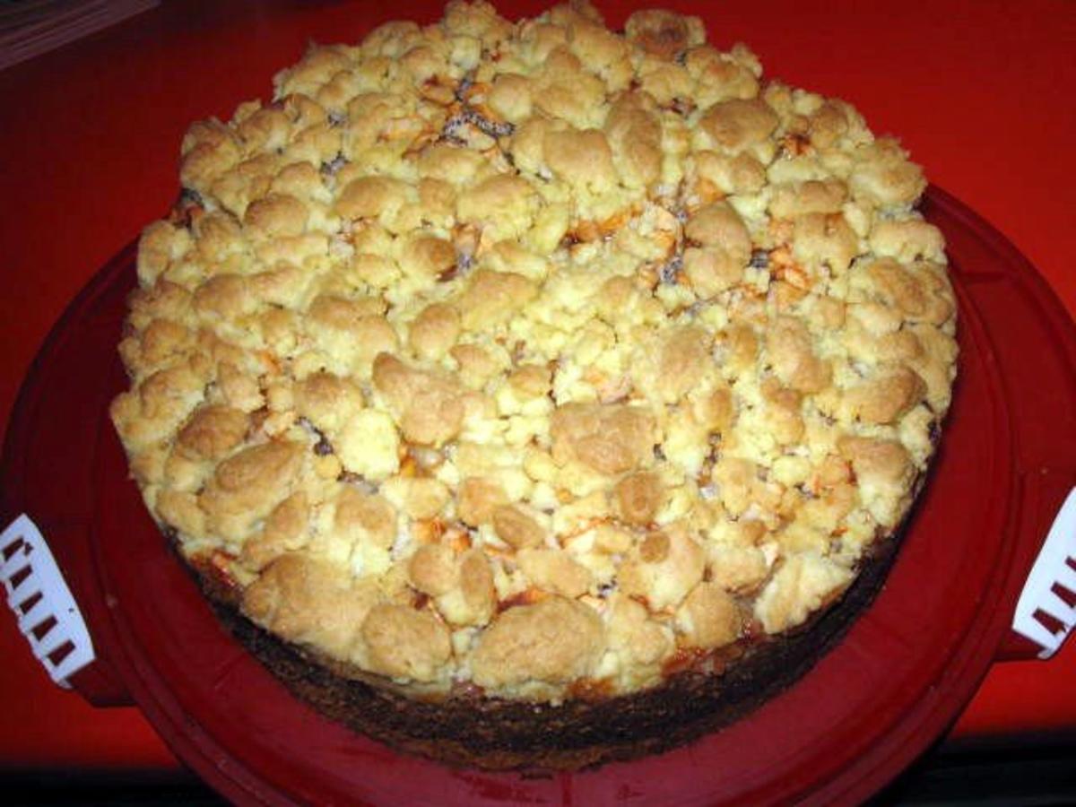 Apfel - Quark - Mohnkuchen mit Streusel - Rezept By manschie | Einfach ...