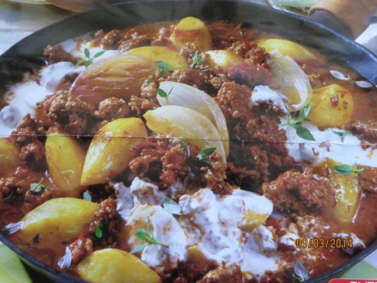 Deftige Kartoffel Hackpfanne - einfach - 149 kcal/100g