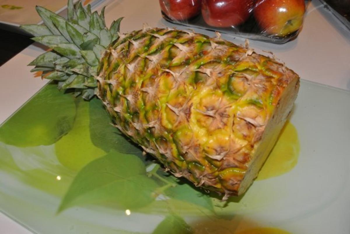 Ananas schön aufgeschnitten - Rezept - Bild Nr. 4