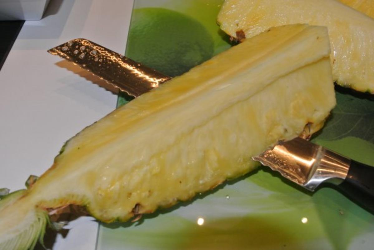 Ananas schön aufgeschnitten - Rezept - Bild Nr. 8