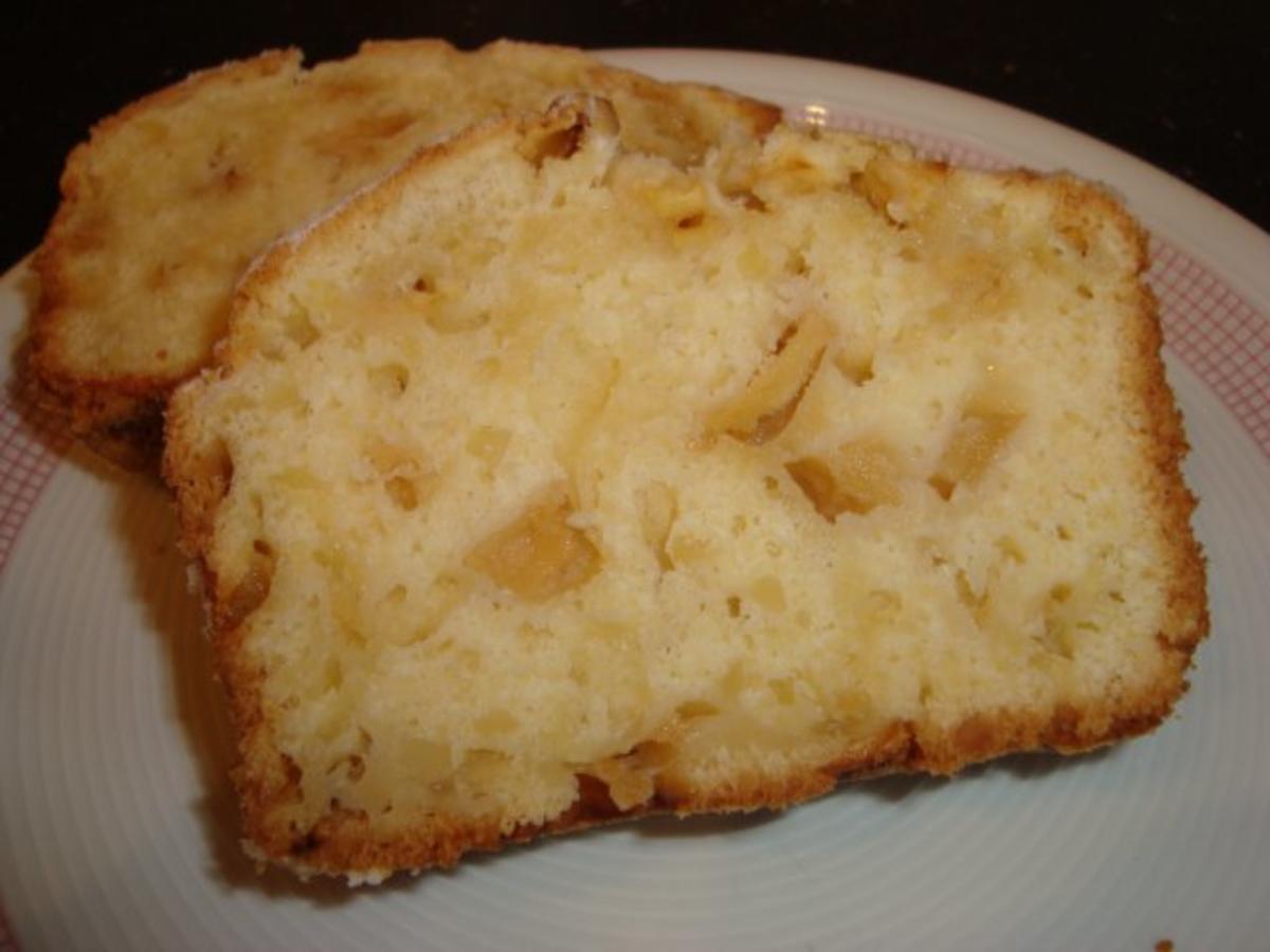 Bilder für saftiger Apfel-Mandel-Rührkuchen - Rezept