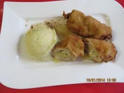 Kochen: Panierte Rouladen mit Reblochon und Kartoffelstampf - Rezept