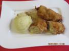 Kochen: Panierte Rouladen mit Reblochon und Kartoffelstampf - Rezept