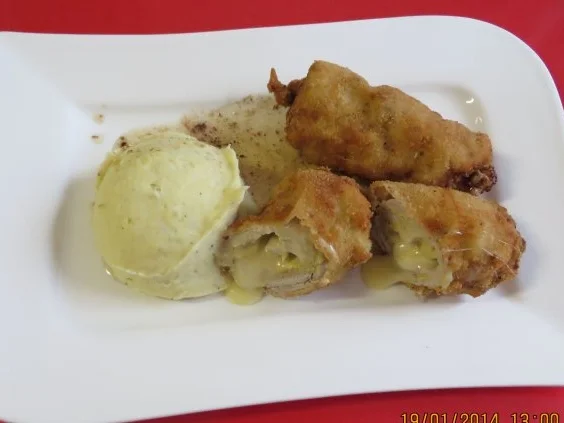 Rezept: Kochen: Panierte Rouladen mit Reblochon und Kartoffelstampf Bild Nr. 2 Kochen: Panierte Rouladen mit Reblochon und Kartoffelstampf - Rezept - Bild Nr. 2