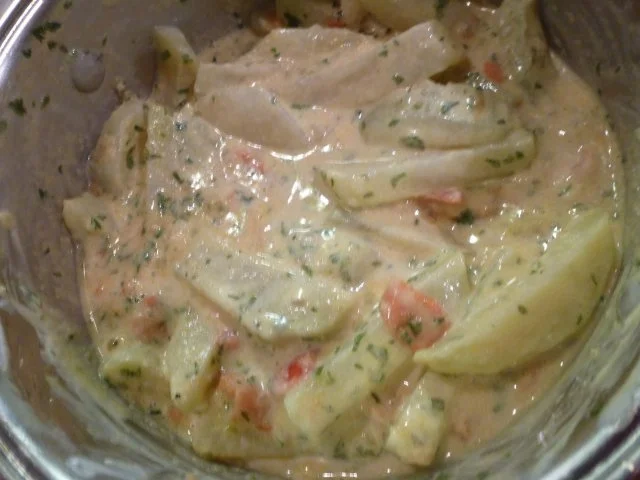 Kohlrabi-Tomaten-Kräuter-Sahne-Gemüse - Rezept - Bild Nr. 3