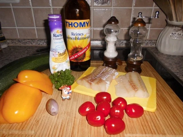 Rezept: Fischspieße mit Paprikasoße>> Bild Nr. 2 Fischspieße mit Paprikasoße>> - Rezept - Bild Nr. 2