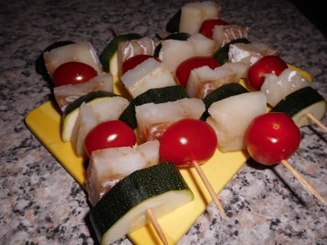 Rezept: Fischspieße mit Paprikasoße>> Bild Nr. 3 Fischspieße mit Paprikasoße>> - Rezept - Bild Nr. 3