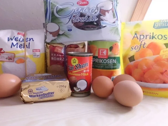 Kuchen: Steuselkuchen-Tarte mit Aprikosen und Kokos - Rezept - Bild Nr. 2