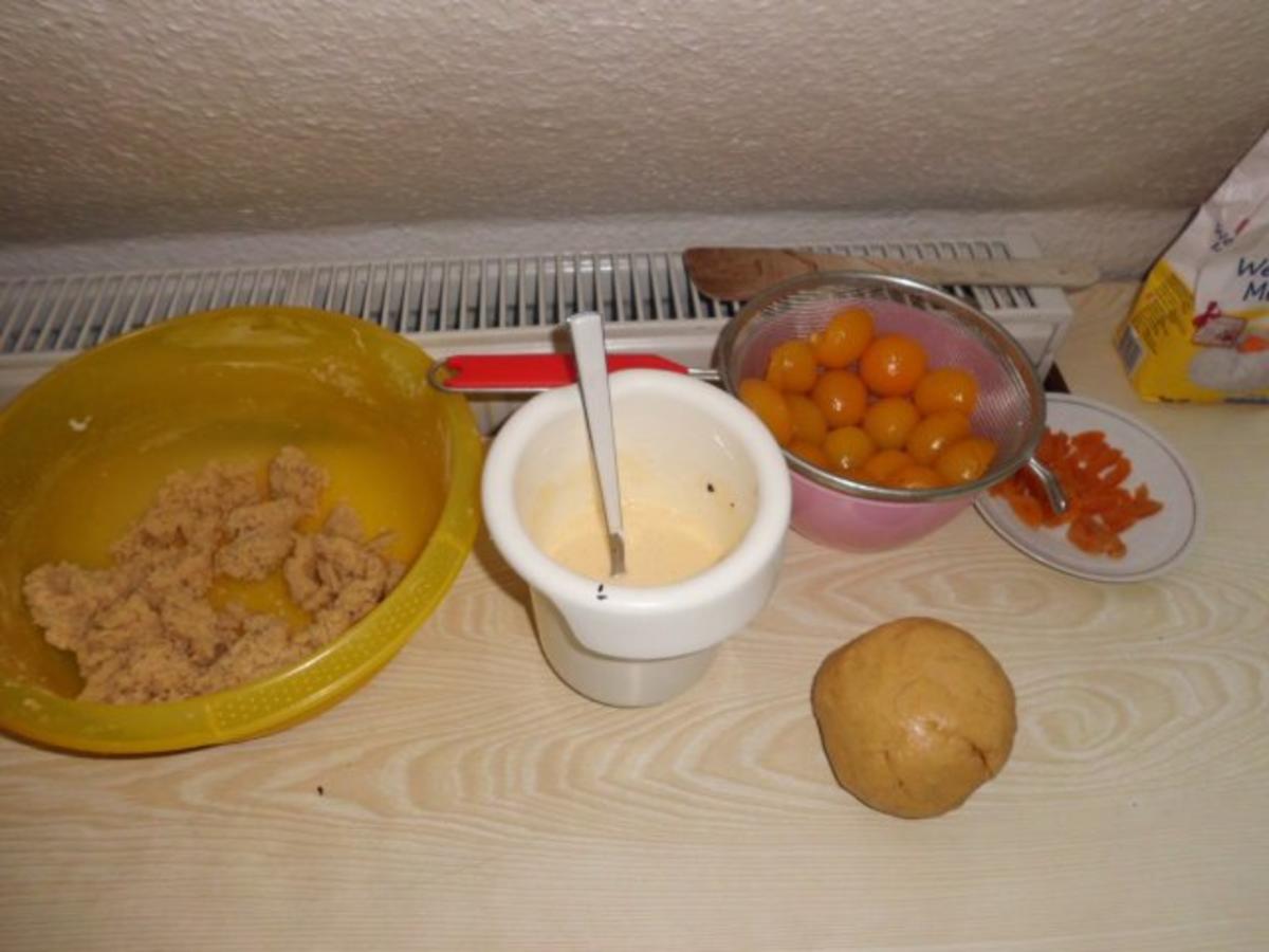 Kuchen: Steuselkuchen-Tarte mit Aprikosen und Kokos - Rezept - Bild Nr. 3
