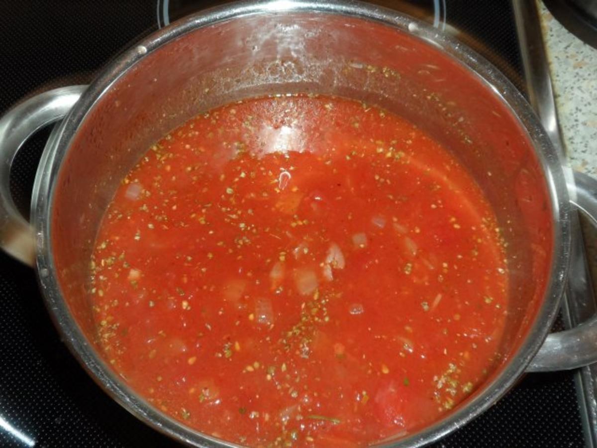 Ofengerichte: Gratinierte Schinken-Hackröllchen in cremiger Tomatensoße - Rezept - Bild Nr. 9