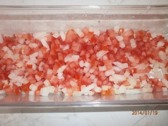 Rezept: Glasierte Hackbällchen mit Chilikartoffeln und Tomatensalsa Bild Nr. 3 Glasierte Hackbällchen mit Chilikartoffeln und Tomatensalsa - Rezept - Bild Nr. 3