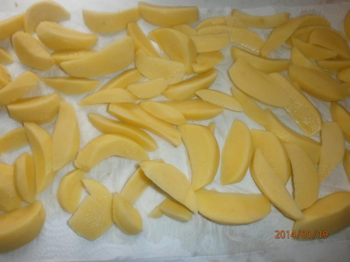 Glasierte Hackbällchen mit Chilikartoffeln und Tomatensalsa - Rezept - Bild Nr. 6