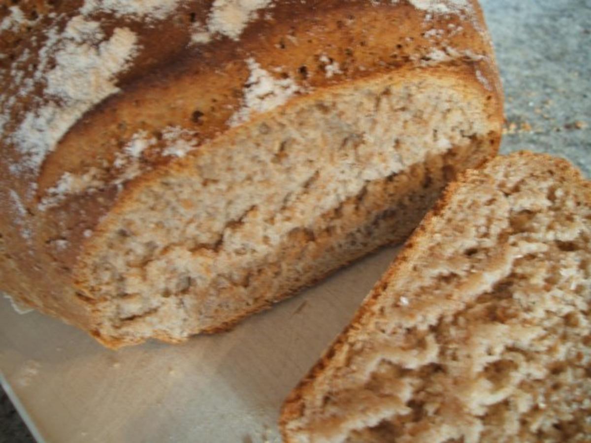 Brot/Brötchen: Mischbrot mit Schmand und Weizenkleie - Rezept